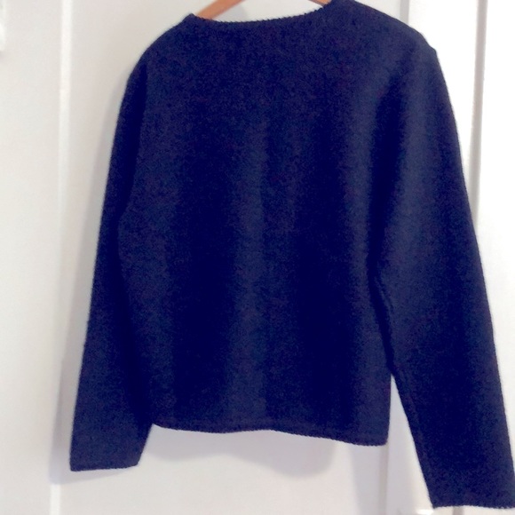 Tally Ho Women’s Boiled Wool Sweater Jacket New - Picture 3 of 5